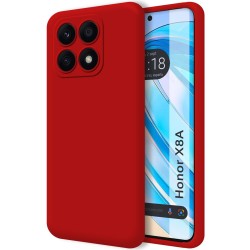 Funda Silicona Líquida Ultra Suave para Huawei Honor X8a color Roja