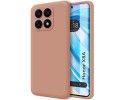 Funda Silicona Líquida Ultra Suave para Huawei Honor X8a color Rosa
