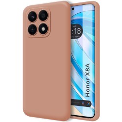 Funda Silicona Líquida Ultra Suave para Huawei Honor X8a color Rosa