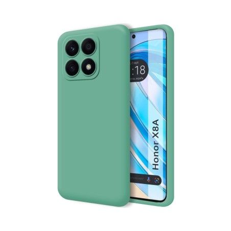 Funda Silicona Líquida Ultra Suave para Huawei Honor X8a color Verde