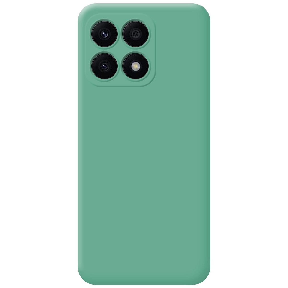 Funda Silicona Líquida Ultra Suave para Huawei Honor X8a color Verde