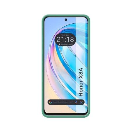 Funda Silicona Líquida Ultra Suave para Huawei Honor X8a color Verde