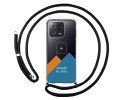Personaliza tu Funda Colgante Transparente para Xiaomi 13 5G con Cordon Negro Dibujo Personalizada