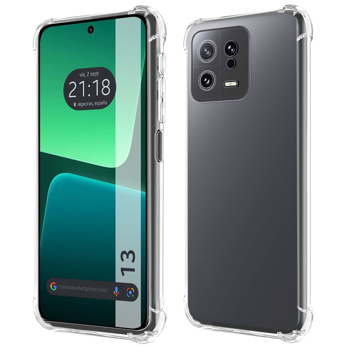 Funda Silicona Antigolpes Transparente compatible con Xiaomi 13 5G