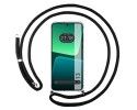 Funda Colgante Transparente compatible con Xiaomi 13 5G con Cordon Negro