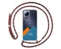 Personaliza tu Funda Colgante Transparente para Xiaomi 13 Lite 5G con Cordon Rosa / Dorado Dibujo Personalizada
