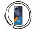 Personaliza tu Funda Colgante Transparente para Xiaomi 13 Lite 5G con Cordon Verde / Dorado Dibujo Personalizada