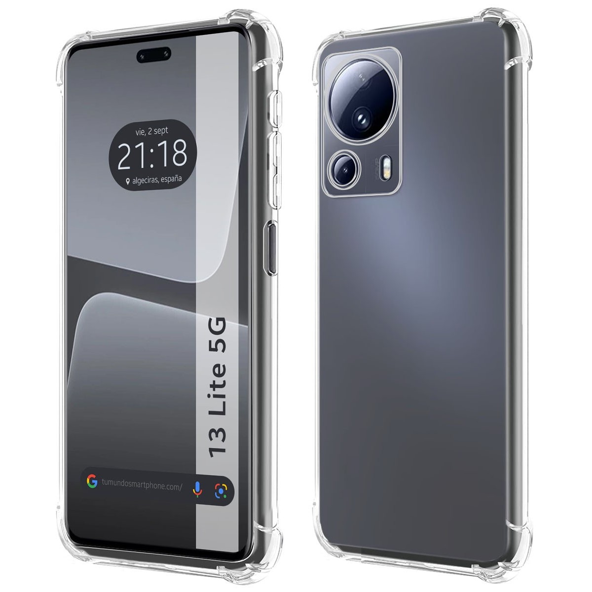 Funda Silicona Antigolpes Transparente compatible con Xiaomi 13 Lite 5G