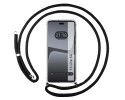 Funda Colgante Transparente compatible con Xiaomi 13 Lite 5G con Cordon Negro