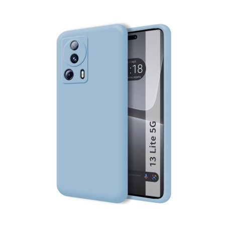 Funda Silicona Líquida Ultra Suave compatible con Xiaomi 13 Lite 5G color Azul