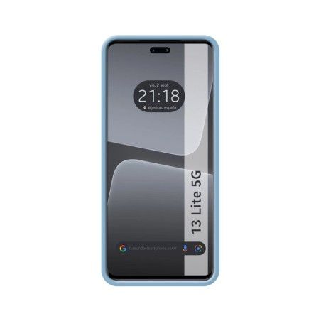 Funda Silicona Líquida Ultra Suave compatible con Xiaomi 13 Lite 5G color Azul