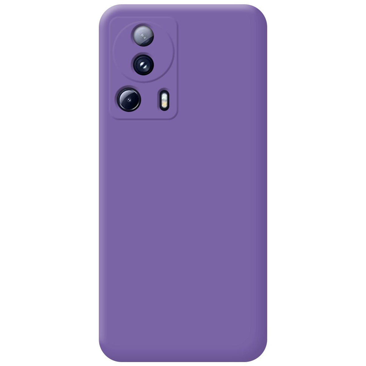 Funda Silicona Líquida Ultra Suave compatible con Xiaomi 13 Lite 5G color Morada
