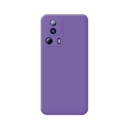 Funda Silicona Líquida Ultra Suave compatible con Xiaomi 13 Lite 5G color Morada