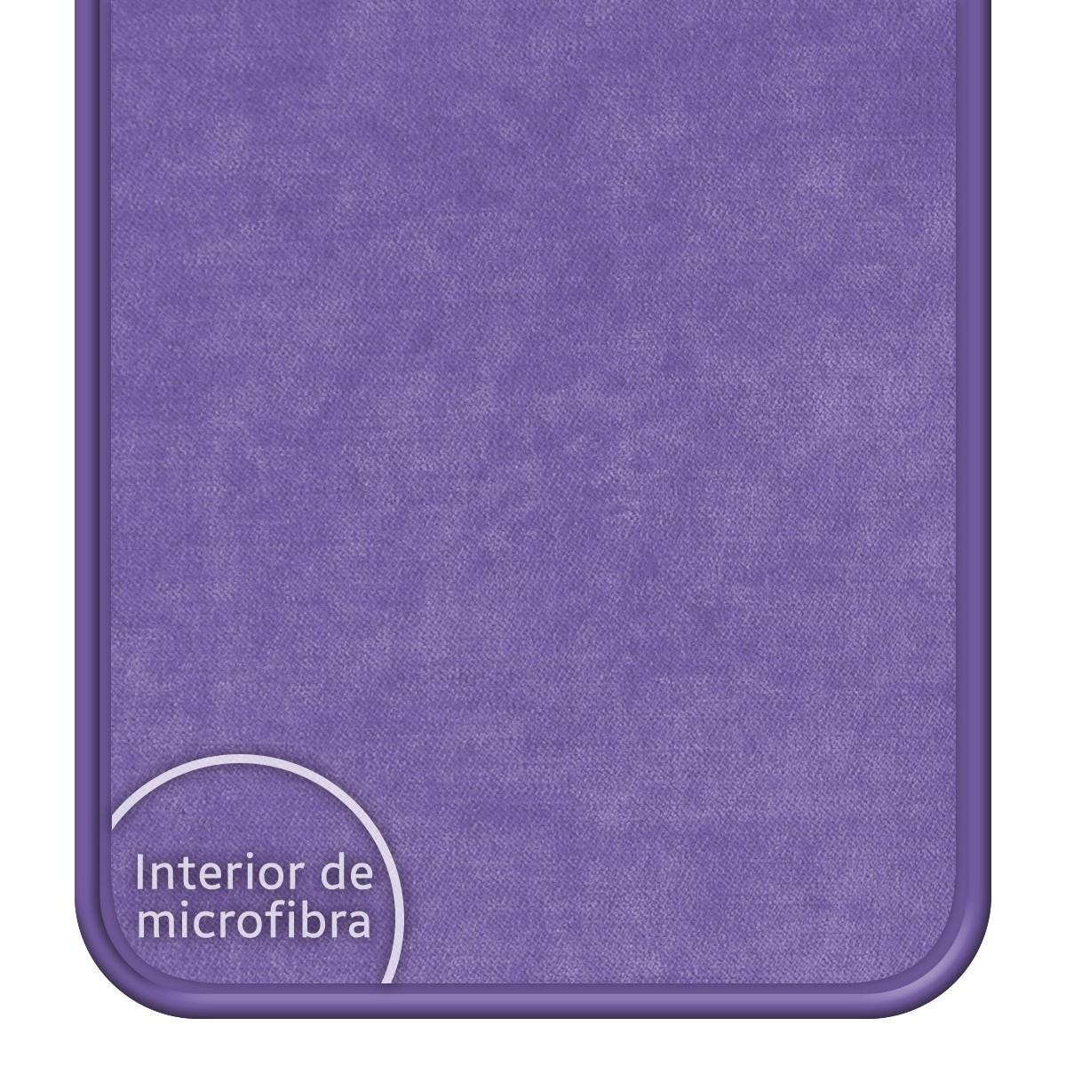Funda Silicona Líquida Ultra Suave compatible con Xiaomi 13 Lite 5G color Morada