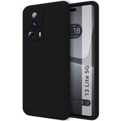 Funda Silicona Líquida Ultra Suave para Xiaomi 13 Lite 5G color Negra