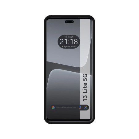 Funda Silicona Líquida Ultra Suave compatible con Xiaomi 13 Lite 5G color Negra