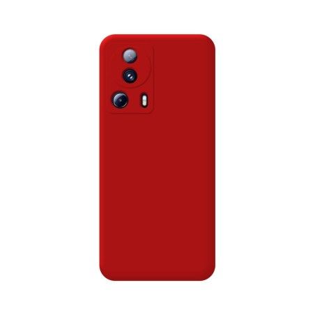 Funda Silicona Líquida Ultra Suave compatible con Xiaomi 13 Lite 5G color Roja