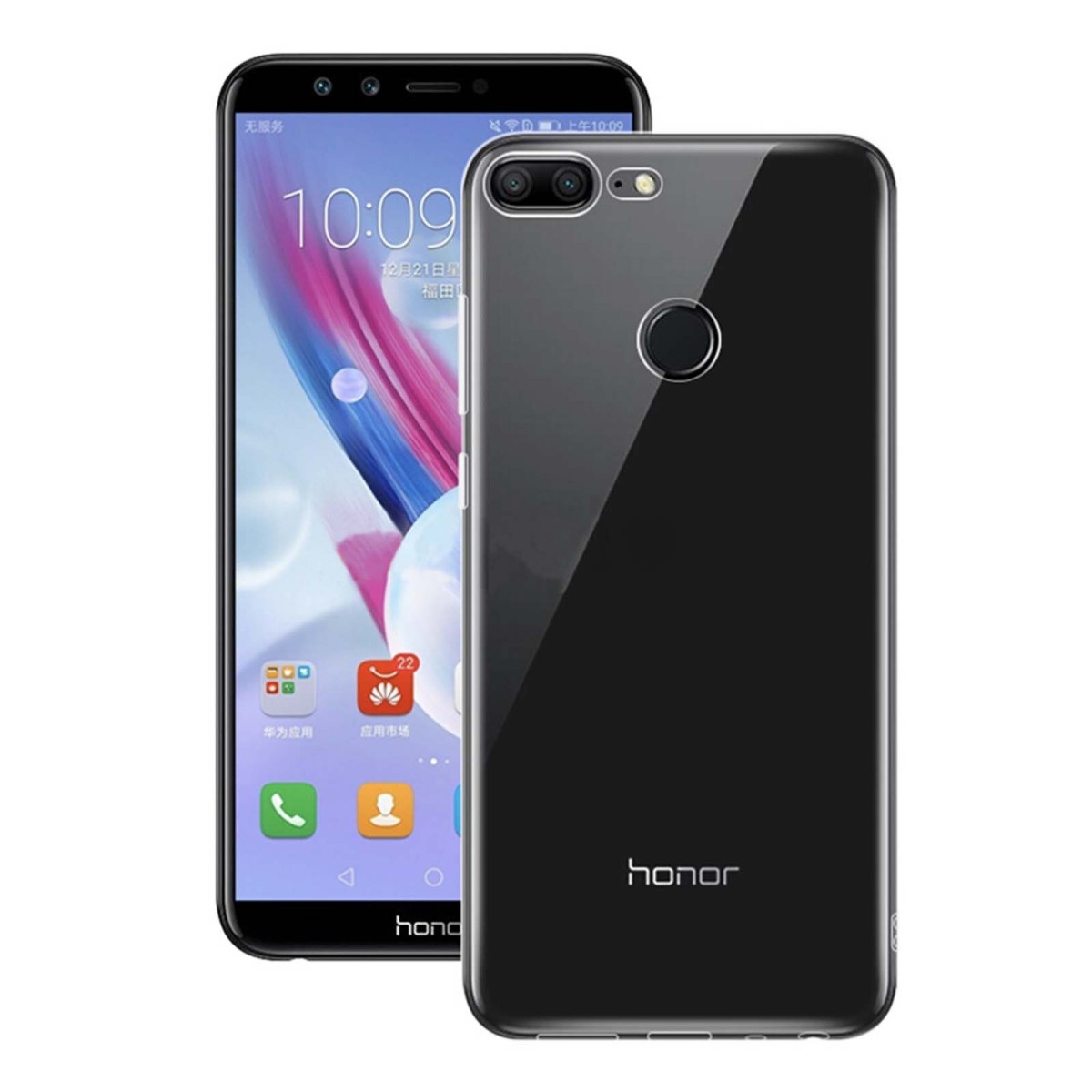 Funda Gel Tpu Fina Ultra-Thin 0,5mm Transparente para Huawei Honor 9 Lite