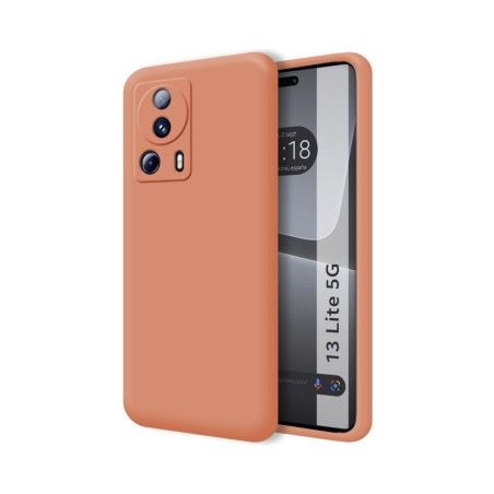 Funda Silicona Líquida Ultra Suave compatible con Xiaomi 13 Lite 5G color Rosa