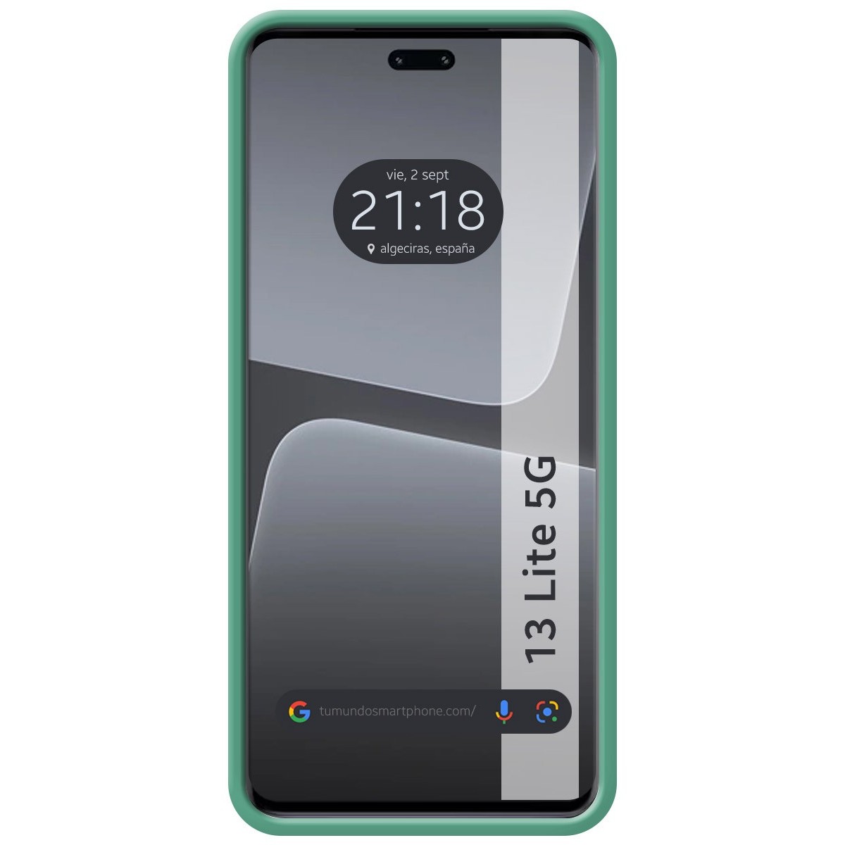 Funda Silicona Líquida Ultra Suave compatible con Xiaomi 13 Lite 5G color Verde