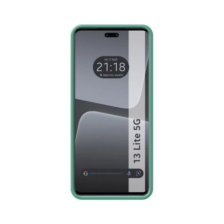 Funda Silicona Líquida Ultra Suave compatible con Xiaomi 13 Lite 5G color Verde