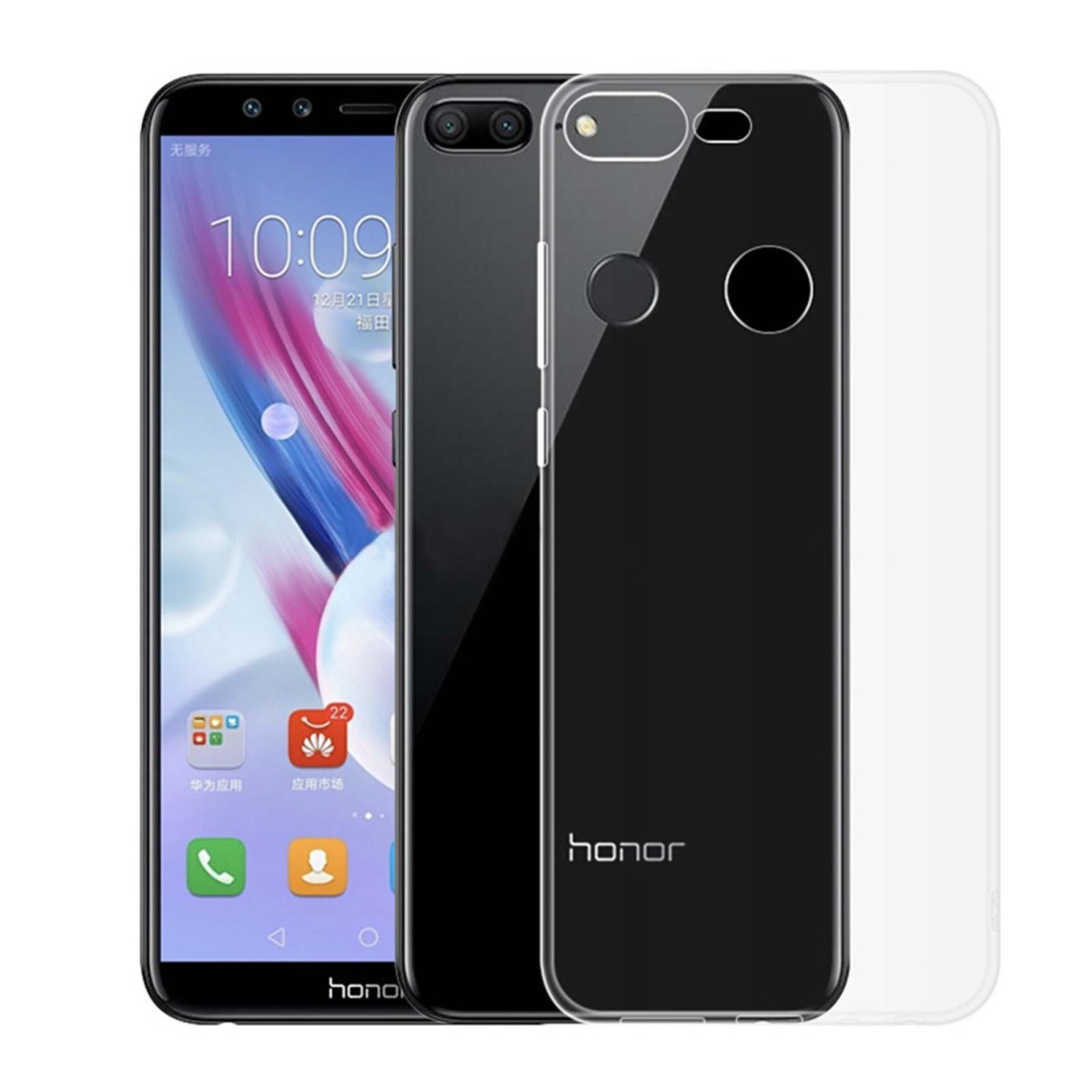 Funda Gel Tpu Fina Ultra-Thin 0,5mm Transparente para Huawei Honor 9 Lite