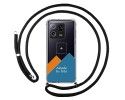 Personaliza tu Funda Colgante Transparente para Xiaomi 13 Pro 5G con Cordon Negro Dibujo Personalizada