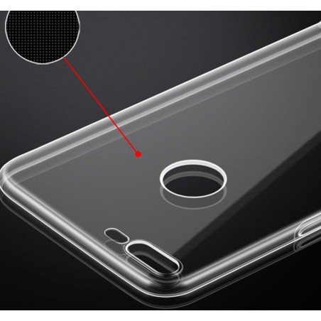 Funda Gel Tpu Fina Ultra-Thin 0,5mm Transparente para Huawei Honor 9 Lite