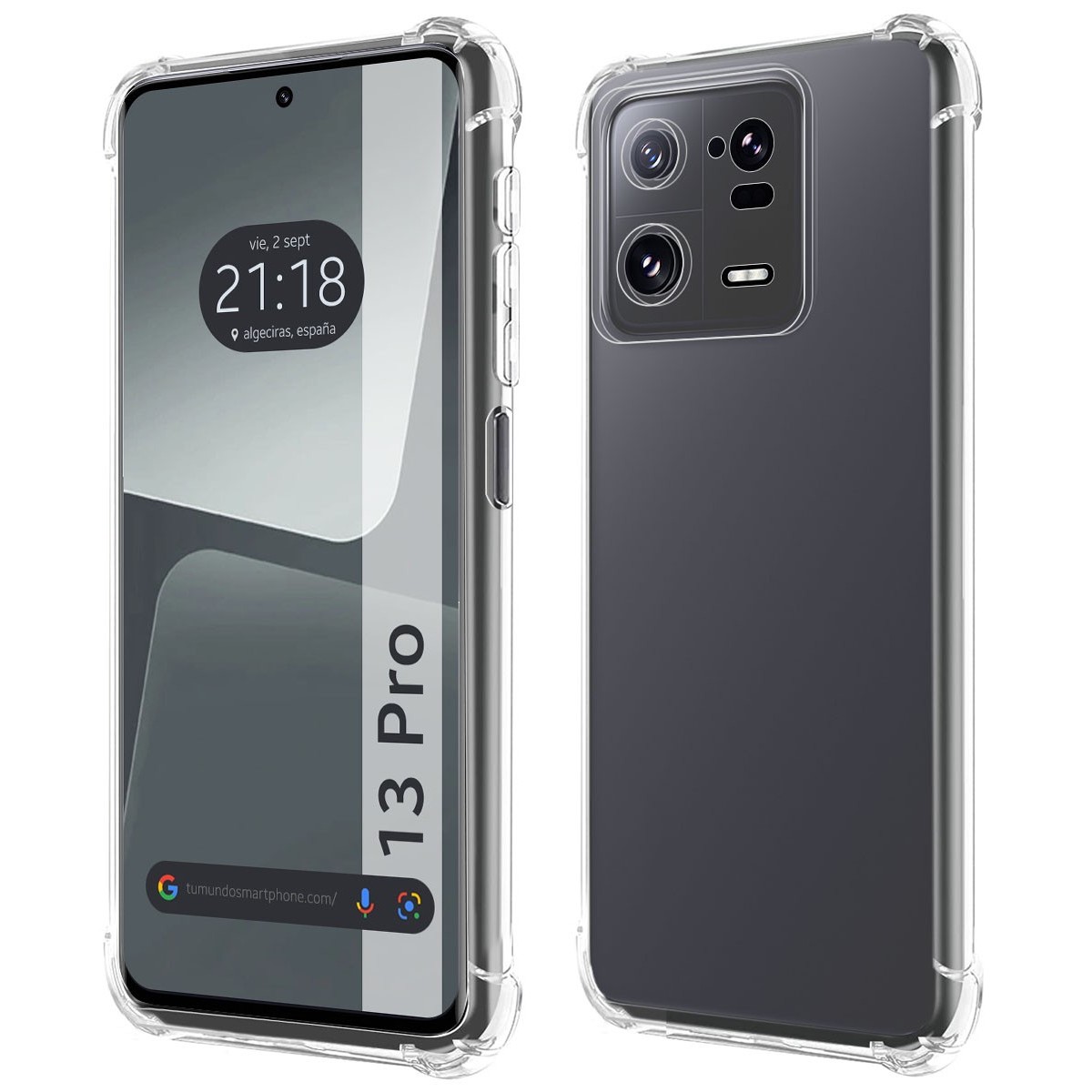 Funda Silicona Antigolpes Transparente compatible con Xiaomi 13 Pro 5G