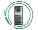 Funda Colgante Transparente compatible con Xiaomi 13 Pro 5G con Cordon Verde Agua