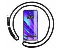 Funda Colgante Transparente para Realme C55 con Cordon Negro