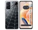 Funda Silicona Transparente compatible con Xiaomi Redmi Note 12 Pro 4G diseño Araña Dibujos