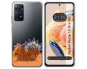 Funda Silicona Transparente compatible con Xiaomi Redmi Note 12 Pro 4G diseño Bufalo Dibujos