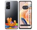 Funda Silicona Transparente compatible con Xiaomi Redmi Note 12 Pro 4G diseño Leopardo Dibujos