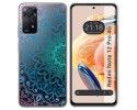 Funda Silicona Transparente compatible con Xiaomi Redmi Note 12 Pro 4G diseño Mandala Dibujos