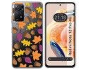 Funda Silicona Transparente compatible con Xiaomi Redmi Note 12 Pro 4G diseño Otoño Dibujos