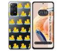 Funda Silicona Transparente compatible con Xiaomi Redmi Note 12 Pro 4G diseño Pato Dibujos