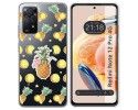 Funda Silicona Transparente compatible con Xiaomi Redmi Note 12 Pro 4G diseño Piña Dibujos