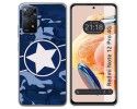 Funda Silicona compatible con Xiaomi Redmi Note 12 Pro 4G diseño Camuflaje 03 Dibujos