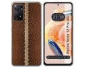 Funda Silicona compatible con Xiaomi Redmi Note 12 Pro 4G diseño Cuero 01 Dibujos