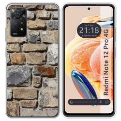 Funda Silicona compatible con Xiaomi Redmi Note 12 Pro 4G diseño Ladrillo 03 Dibujos