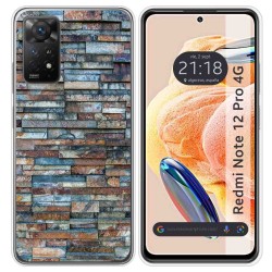 Funda Silicona compatible con Xiaomi Redmi Note 12 Pro 4G diseño Ladrillo 05 Dibujos