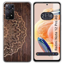 Funda Silicona compatible con Xiaomi Redmi Note 12 Pro 4G diseño Madera 06 Dibujos