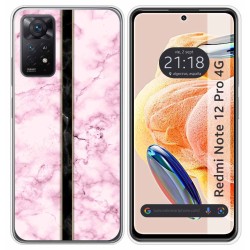 Funda Silicona compatible con Xiaomi Redmi Note 12 Pro 4G diseño Mármol 04 Dibujos