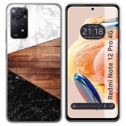 Funda Silicona compatible con Xiaomi Redmi Note 12 Pro 4G diseño Mármol 11 Dibujos