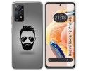 Funda Silicona compatible con Xiaomi Redmi Note 12 Pro 4G diseño Barba Dibujos