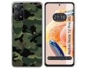 Funda Silicona compatible con Xiaomi Redmi Note 12 Pro 4G diseño Camuflaje Dibujos