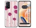 Funda Silicona compatible con Xiaomi Redmi Note 12 Pro 4G diseño Flores Vintage Dibujos