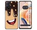 Funda Silicona compatible con Xiaomi Redmi Note 12 Pro 4G diseño Helado Chocolate Dibujos