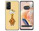 Funda Silicona compatible con Xiaomi Redmi Note 12 Pro 4G diseño Jirafa Dibujos